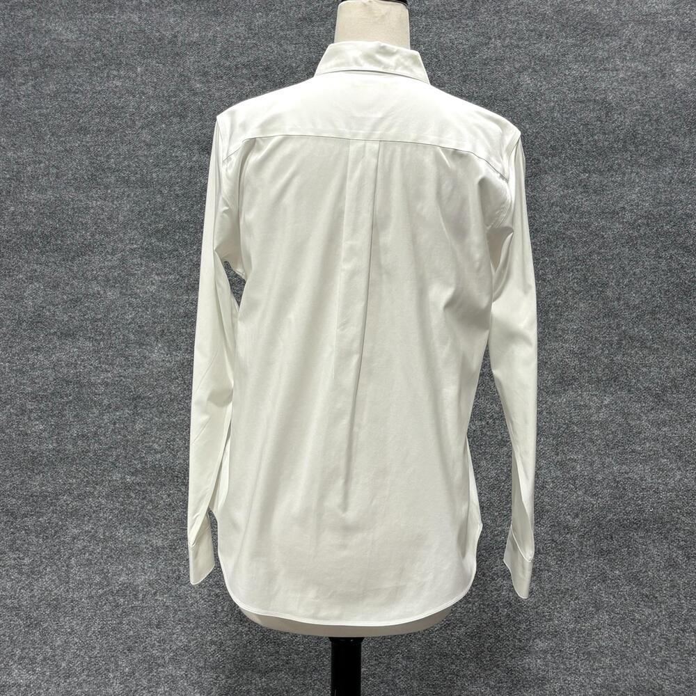 Brooks Brothers Shirt Womens 10 White Non Iron Stretch Classic Fit Button Front - Picture 2 of 14